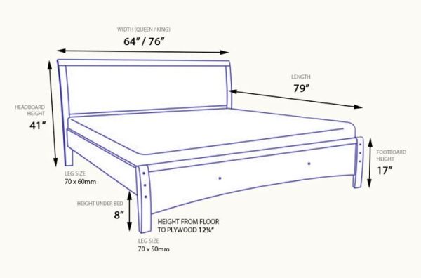 Wooden Bed WB1136